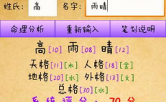 起名字测试打分算命,起名测试打分揭秘命运之谜