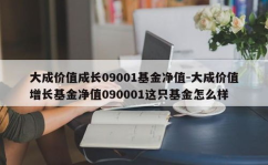 大成价值成长,挖掘潜力，共创辉煌