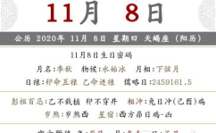 11月8日是什么星座,探索当天的星座特质与运势